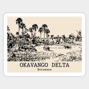 Okavango Delta - Botswana Magnet